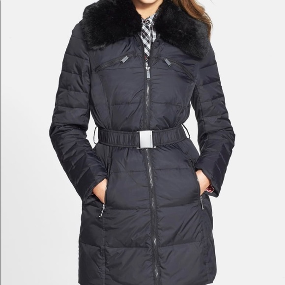 Dkny Jackets & Blazers - DKNY down + removable faux fur collar Coat